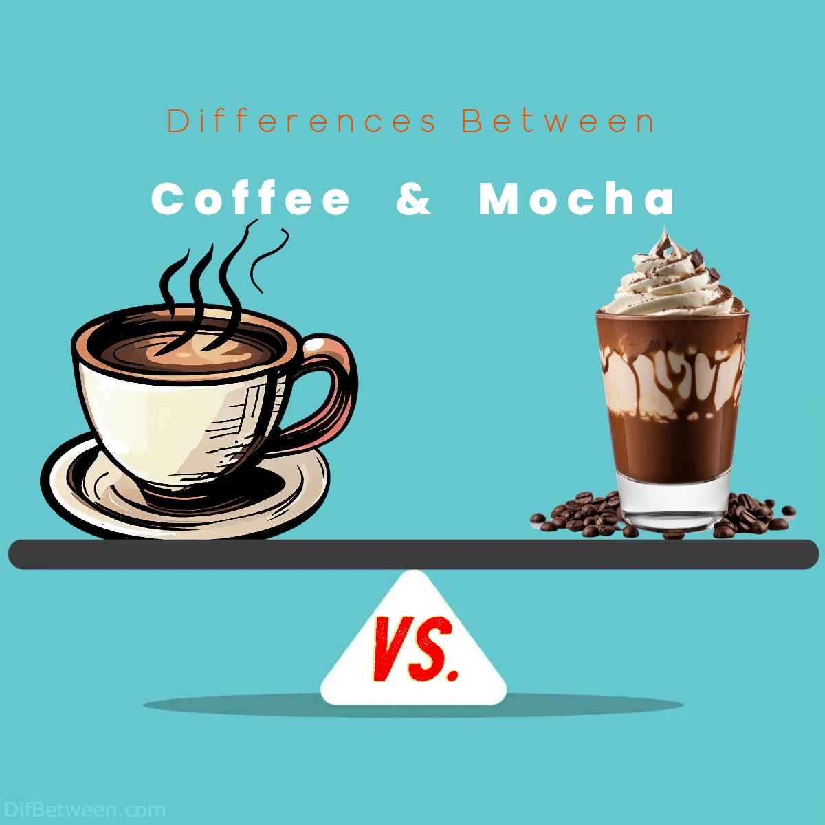 Difference Between Coffee and Mocha