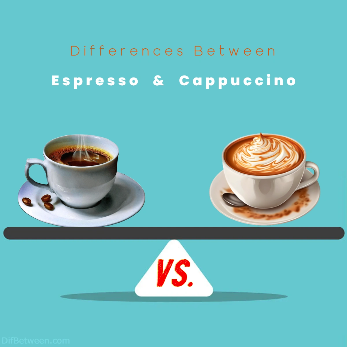 Difference Between Espresso and Cappuccino