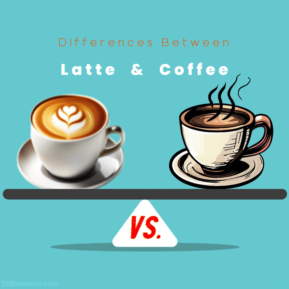 Difference Between Latte and Coffee