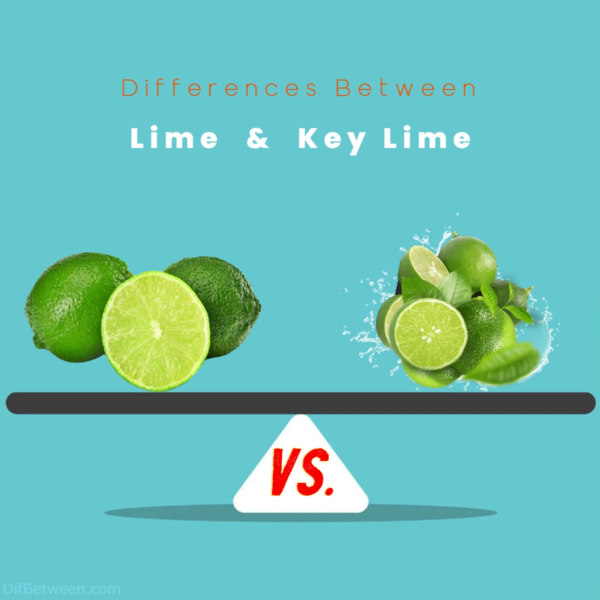 Difference Between Lime and Key Lime
