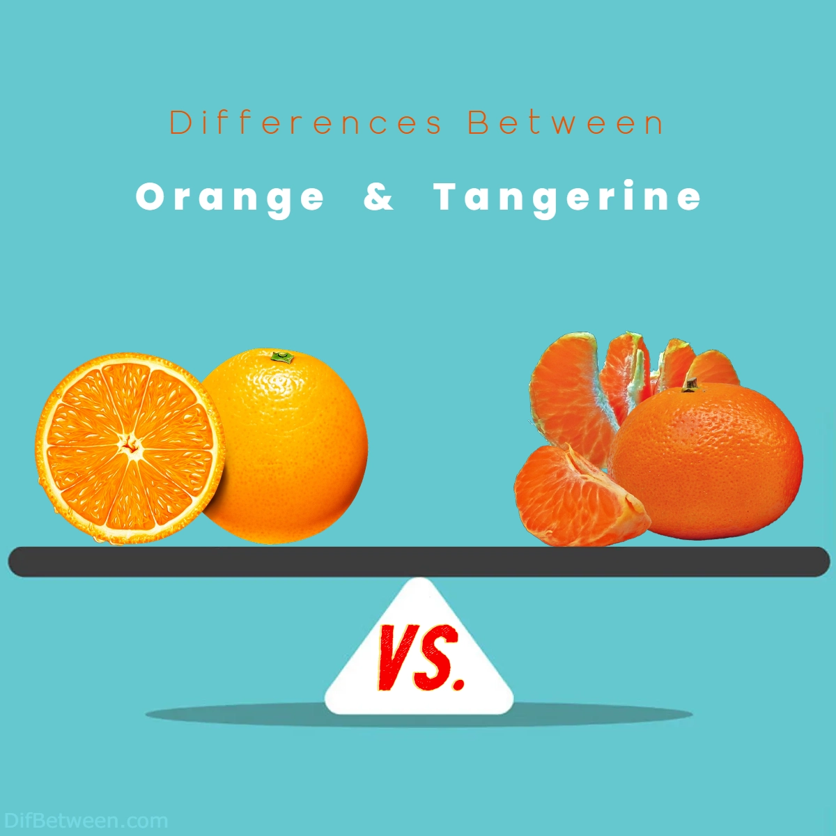 Difference Between Orange and Tangerine
