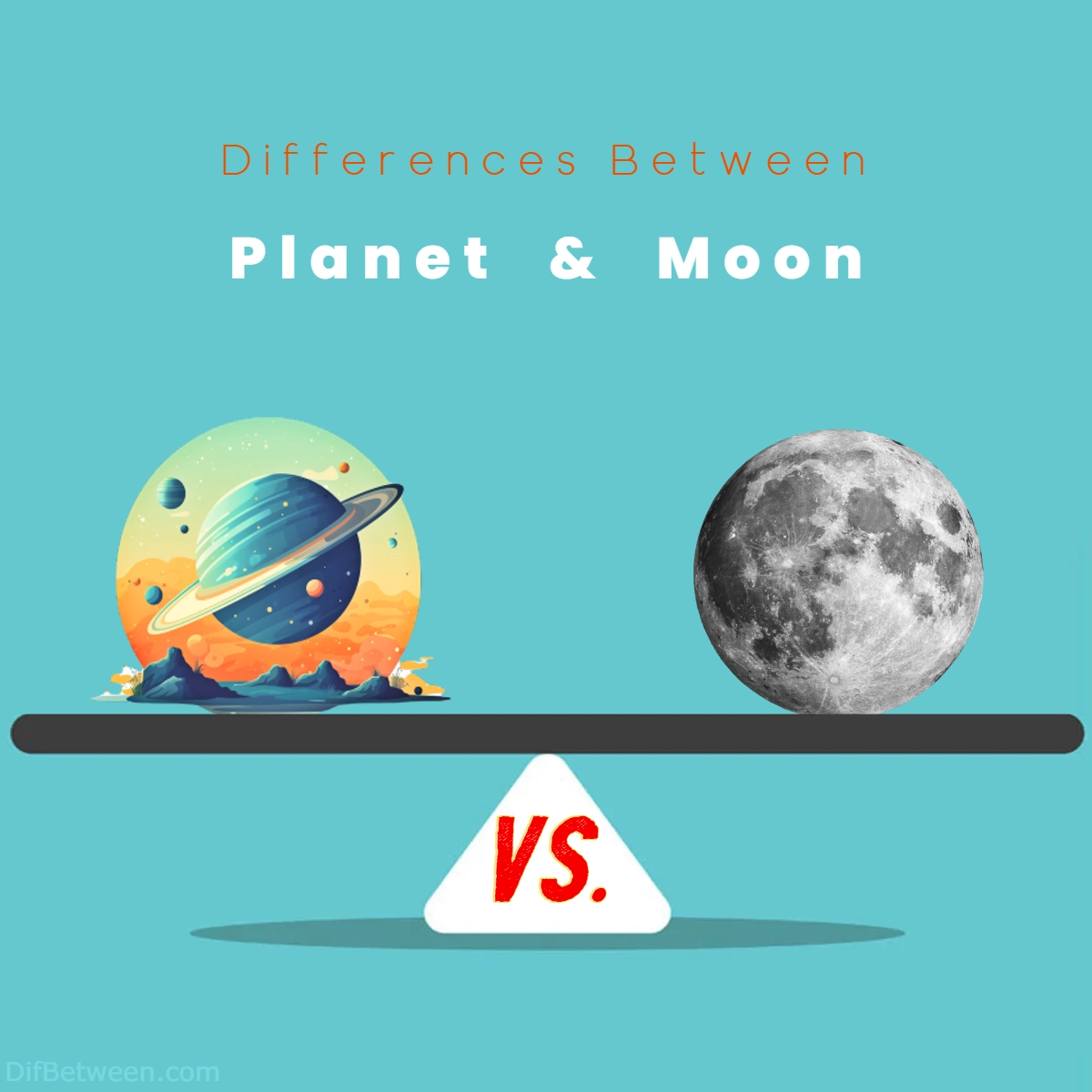 Difference Between Planet and Moon