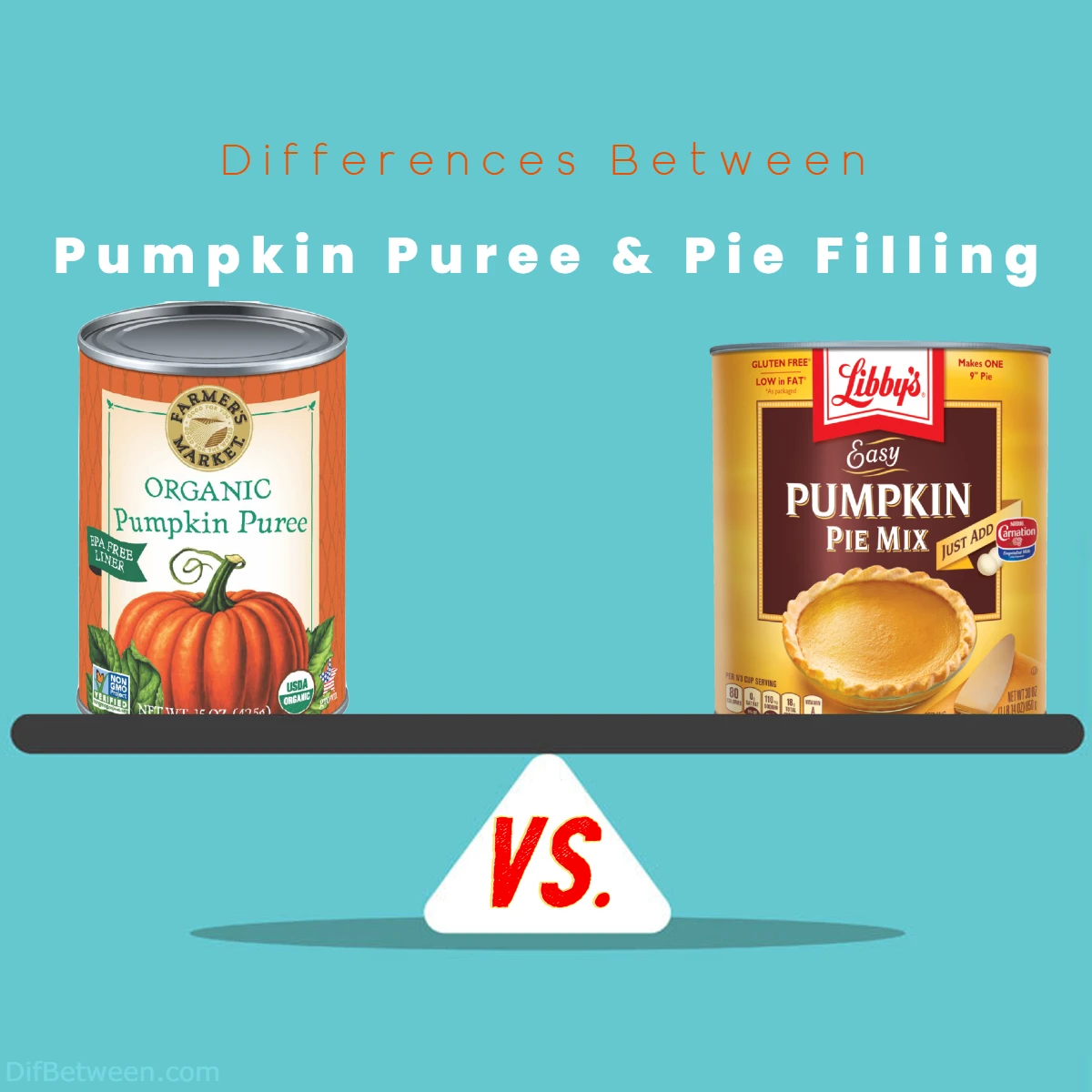 Difference Between Pumpkin Puree and Pumpkin Pie Filling