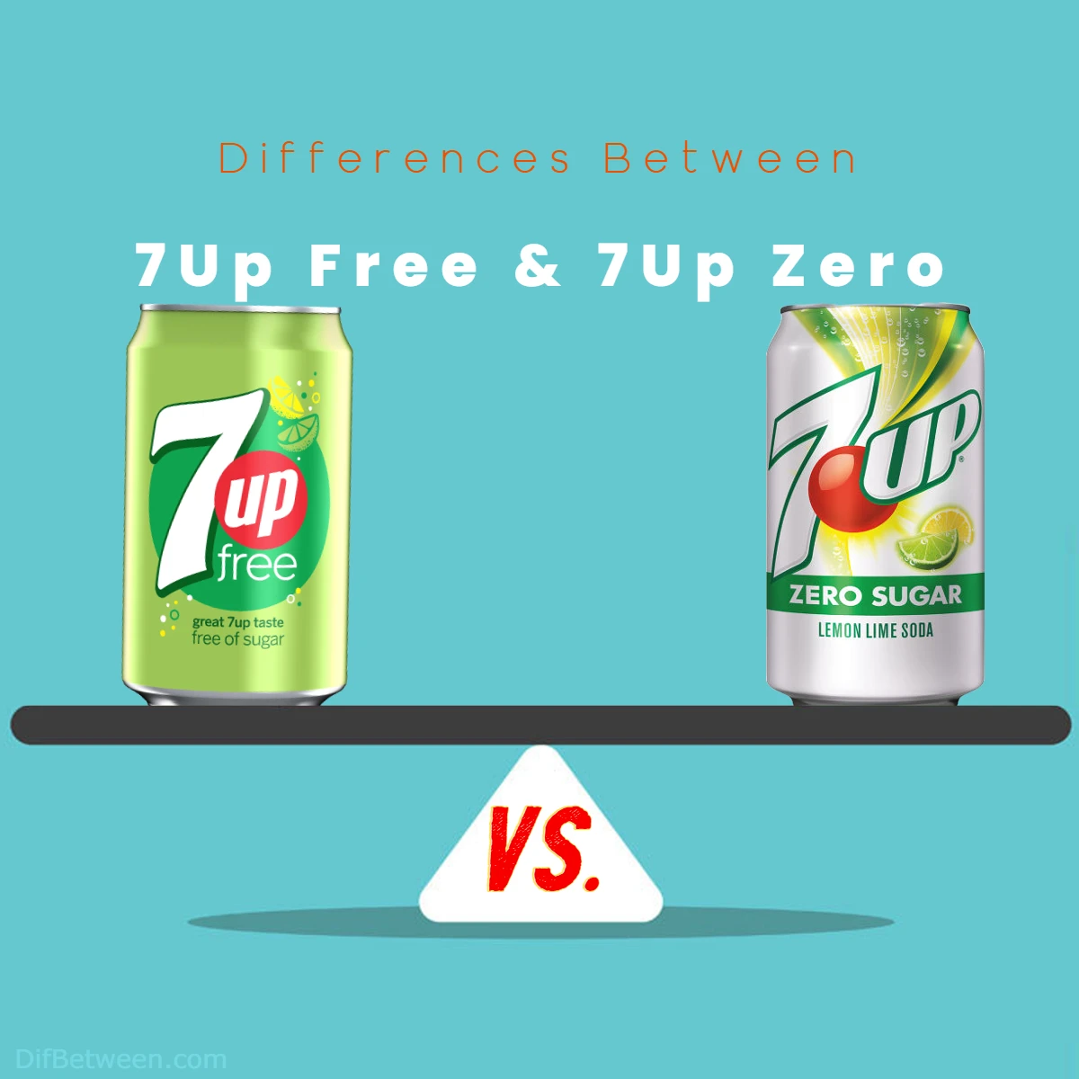 Differences Between 7Up Zero and 7Up Free