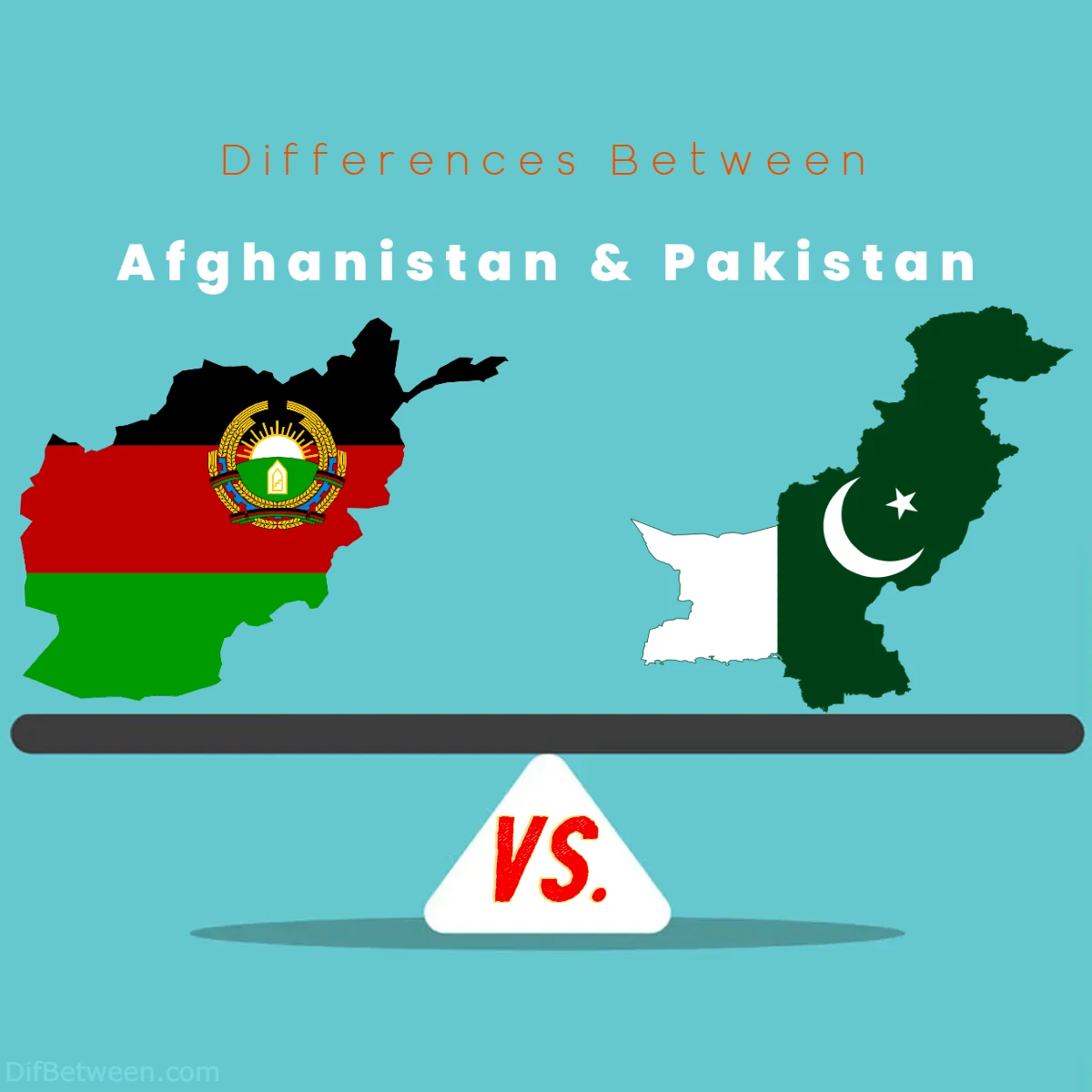 Differences Between Afghanistan vs Pakistan