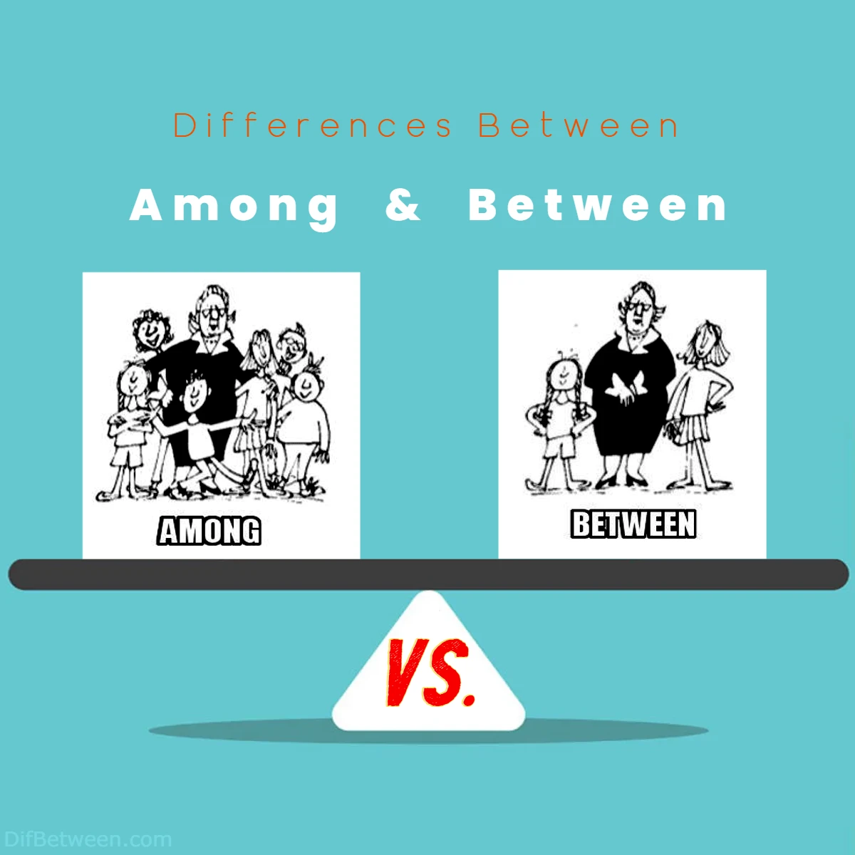 Differences Between Among vs Between