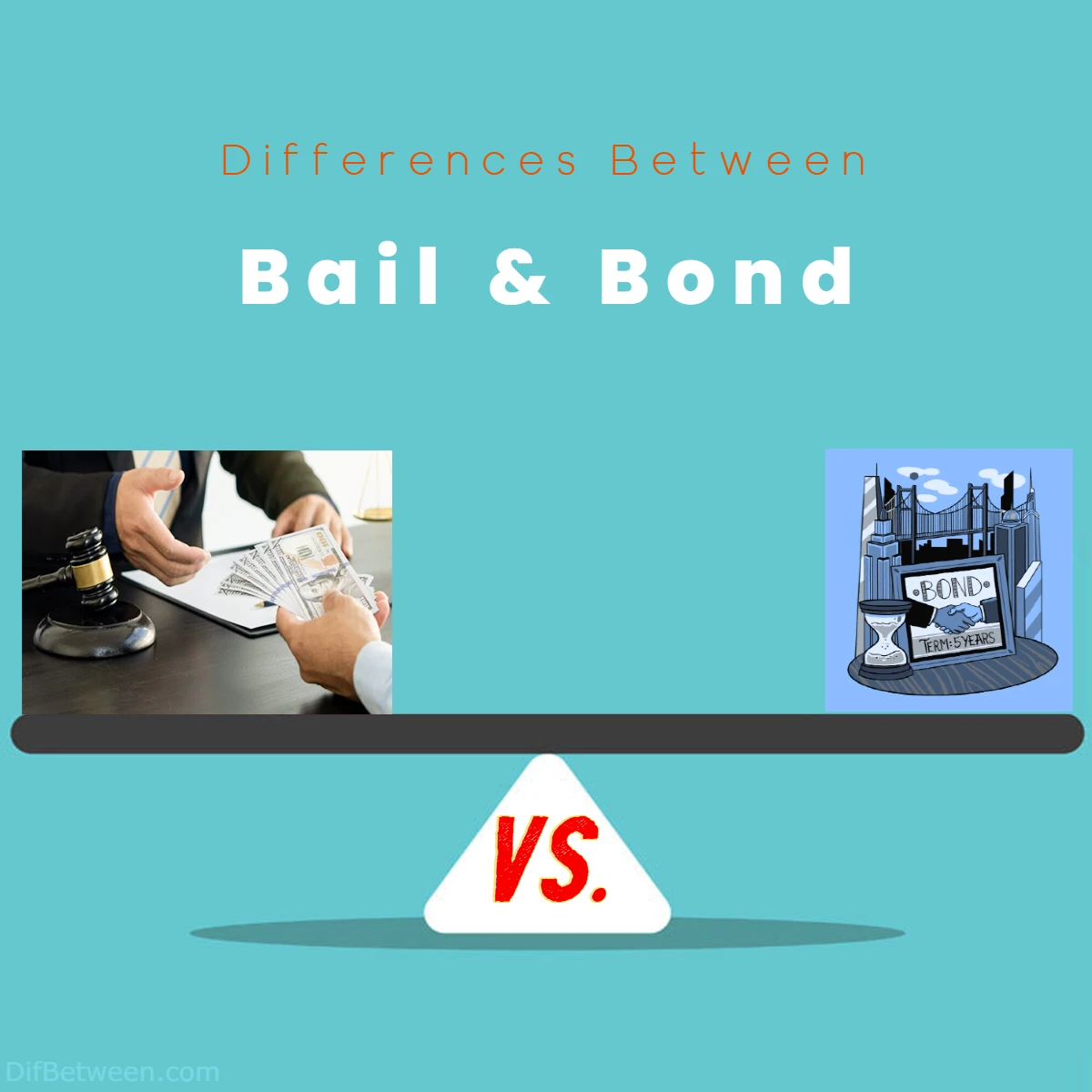 Differences Between Bail and Bond