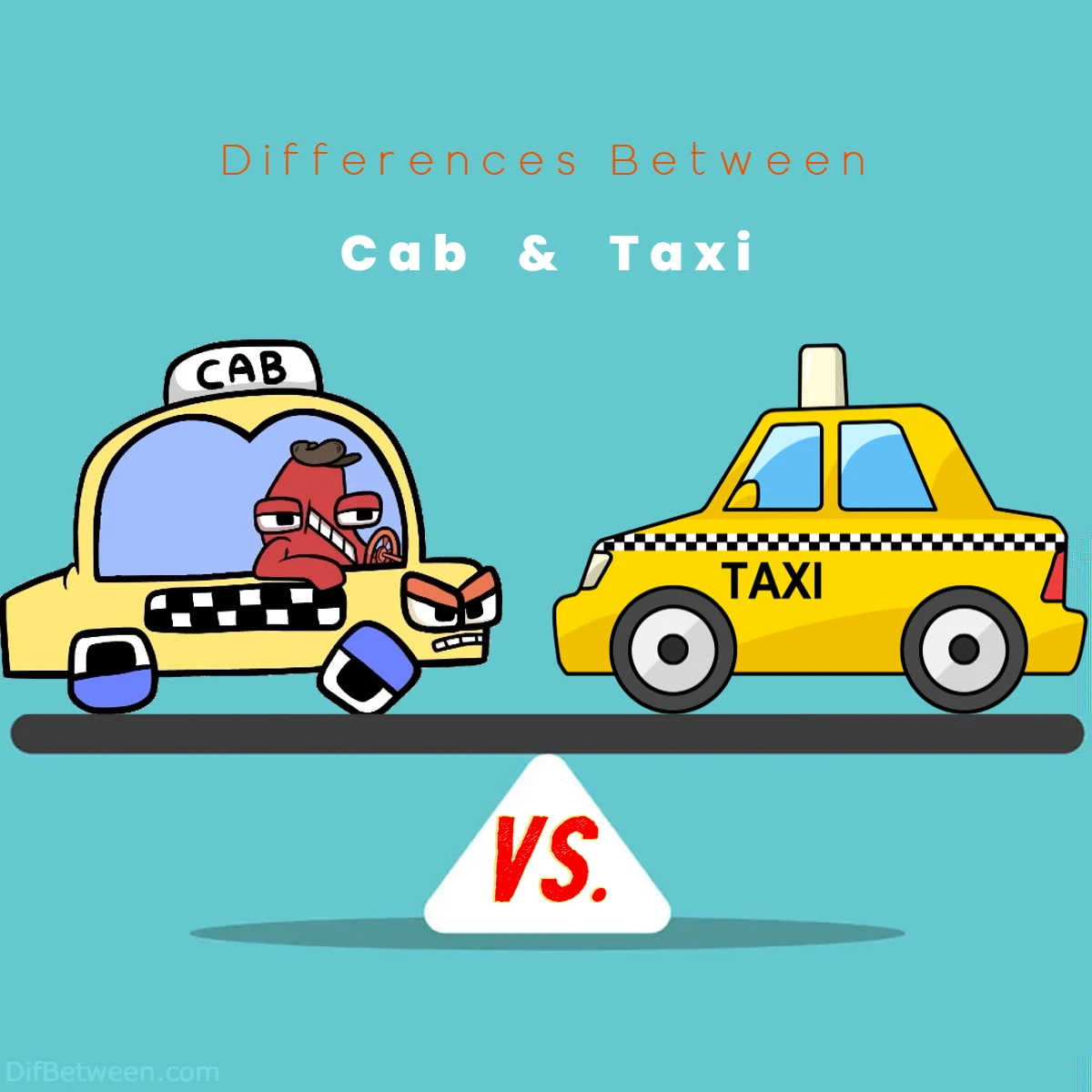 Differences Between Cab vs Taxi