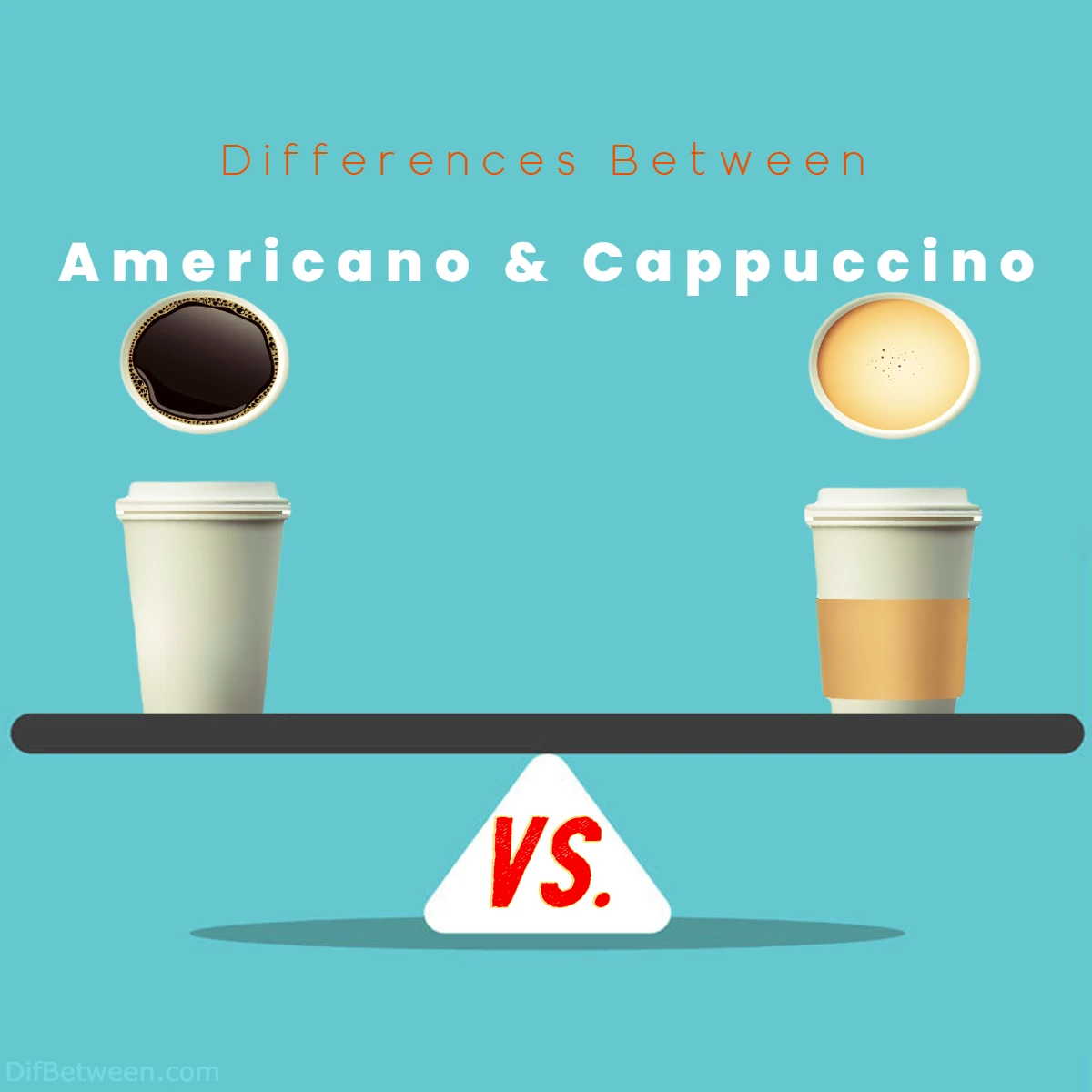 Differences Between Cappuccino and Americano