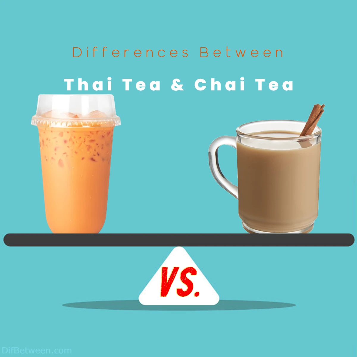 Differences Between Chai Tea and Thai Tea