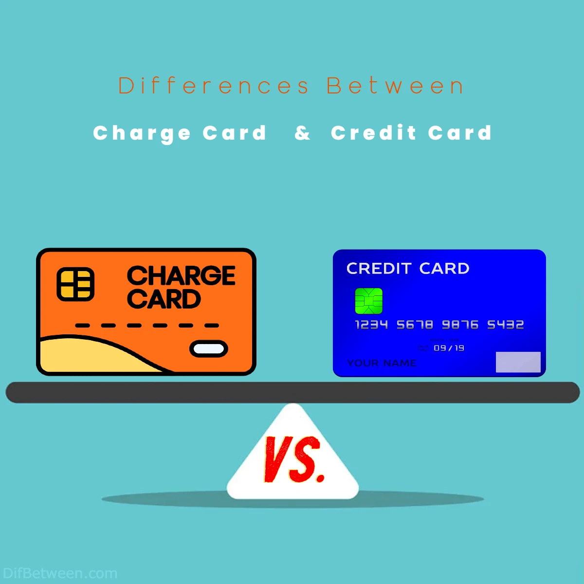 Differences Between Charge Card vs Credit Card