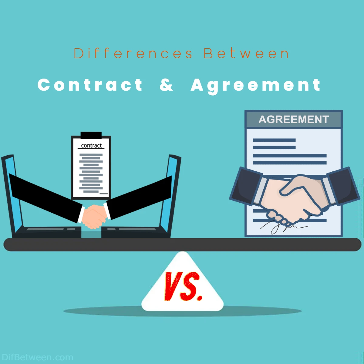 Differences Between Contract vs Agreement