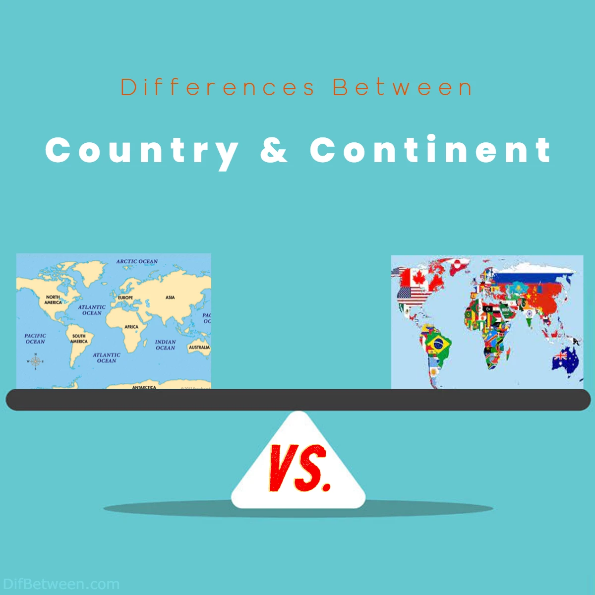 Differences Between Countries and Continents