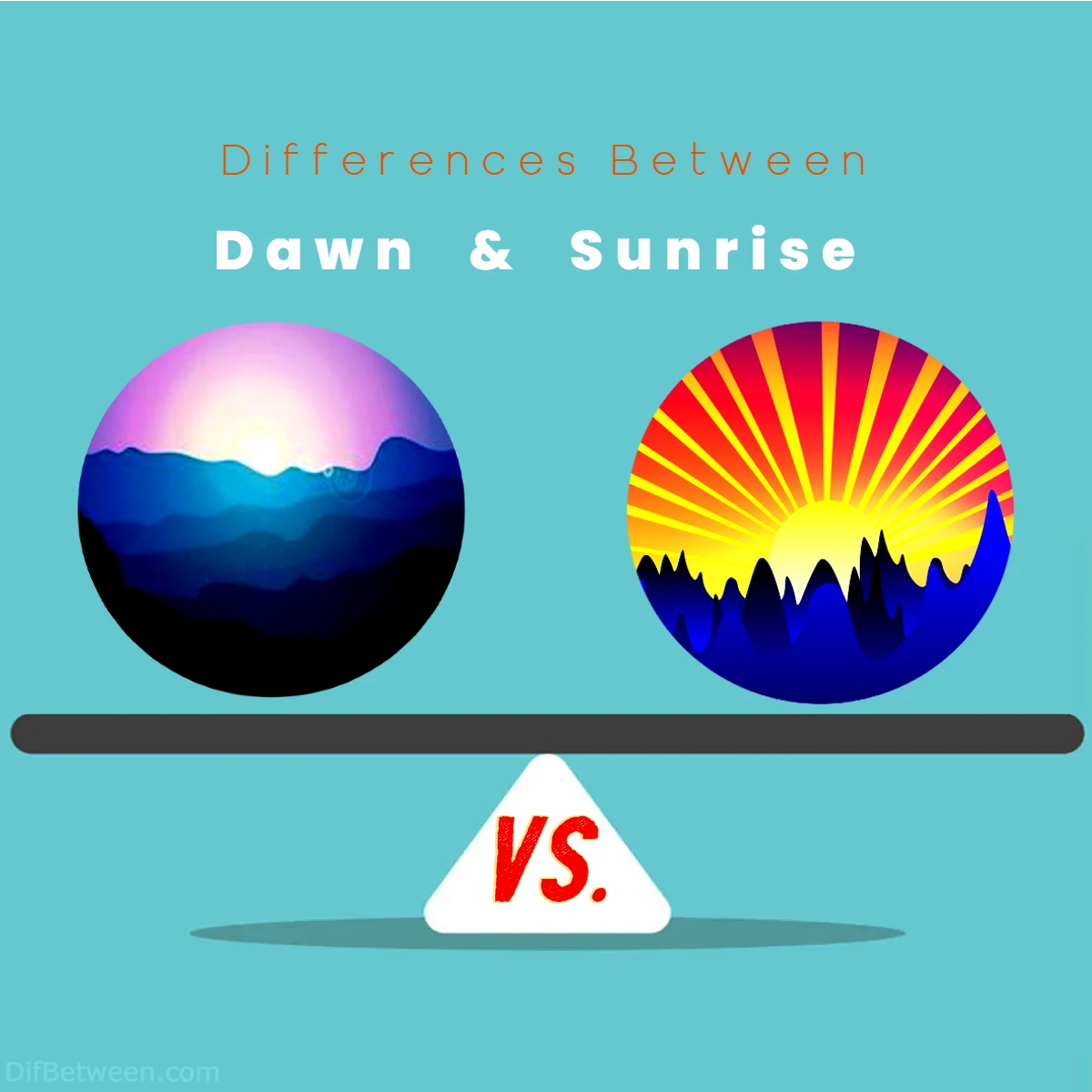 Differences Between Dawn vs Sunrise