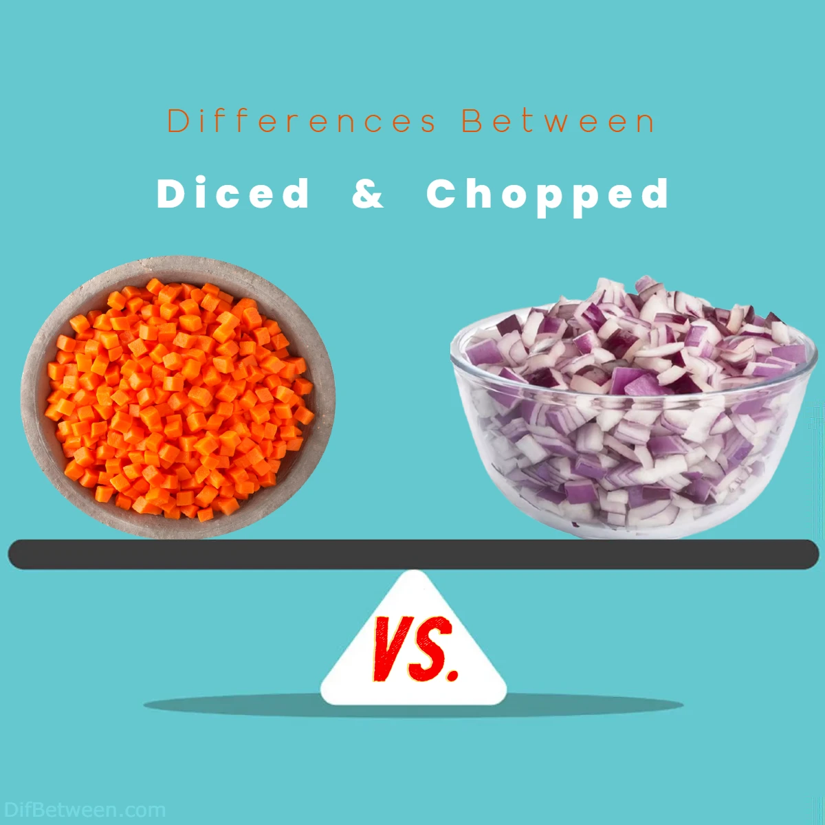 Differences Between Diced vs Chopped