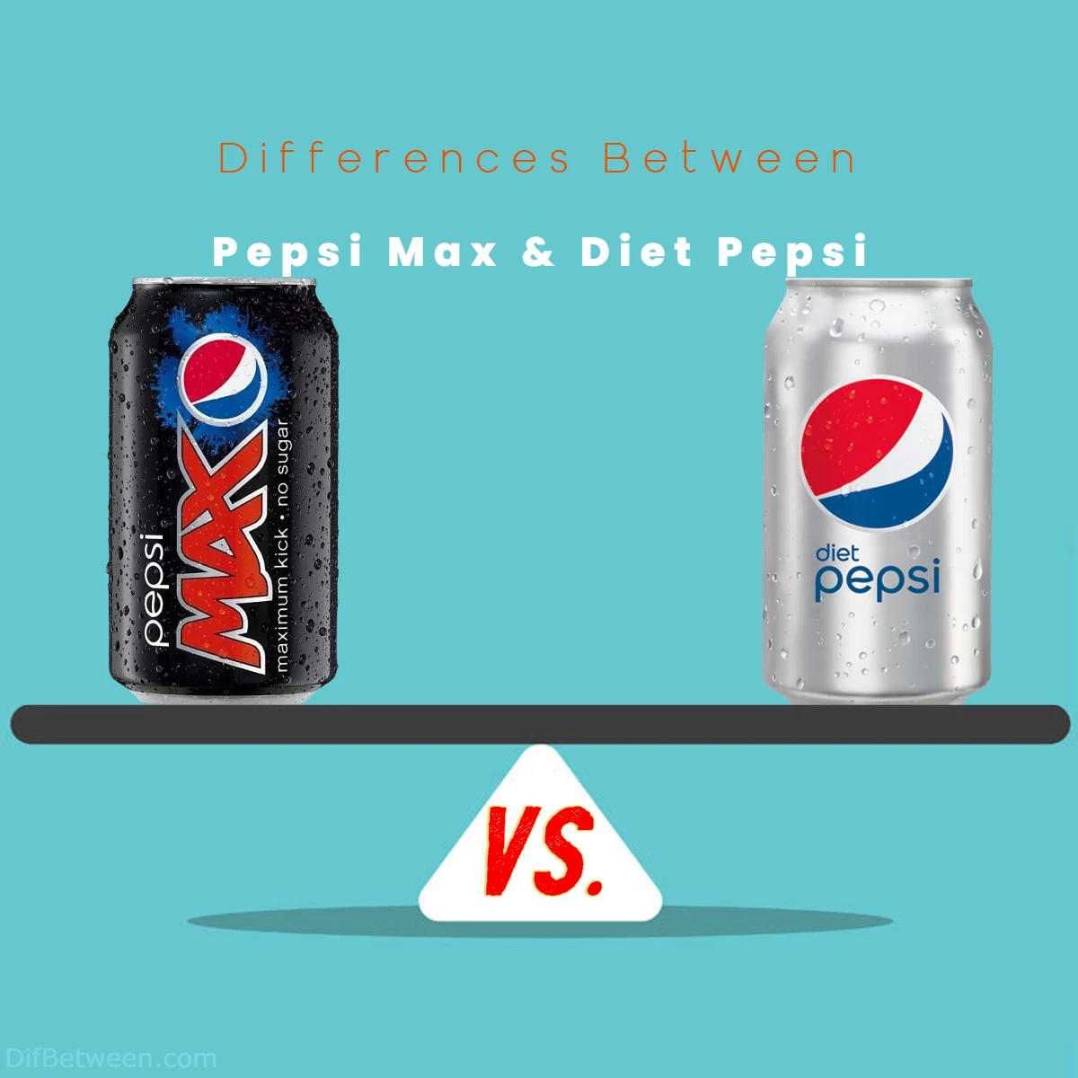 Differences Between Diet Pepsi and Pepsi Max