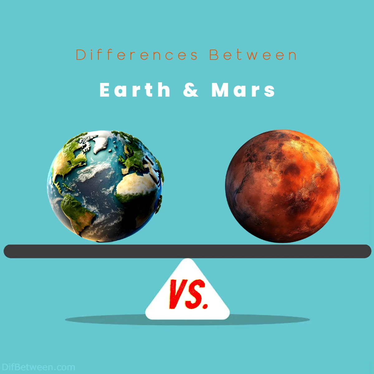 Differences Between Earth vs Mars