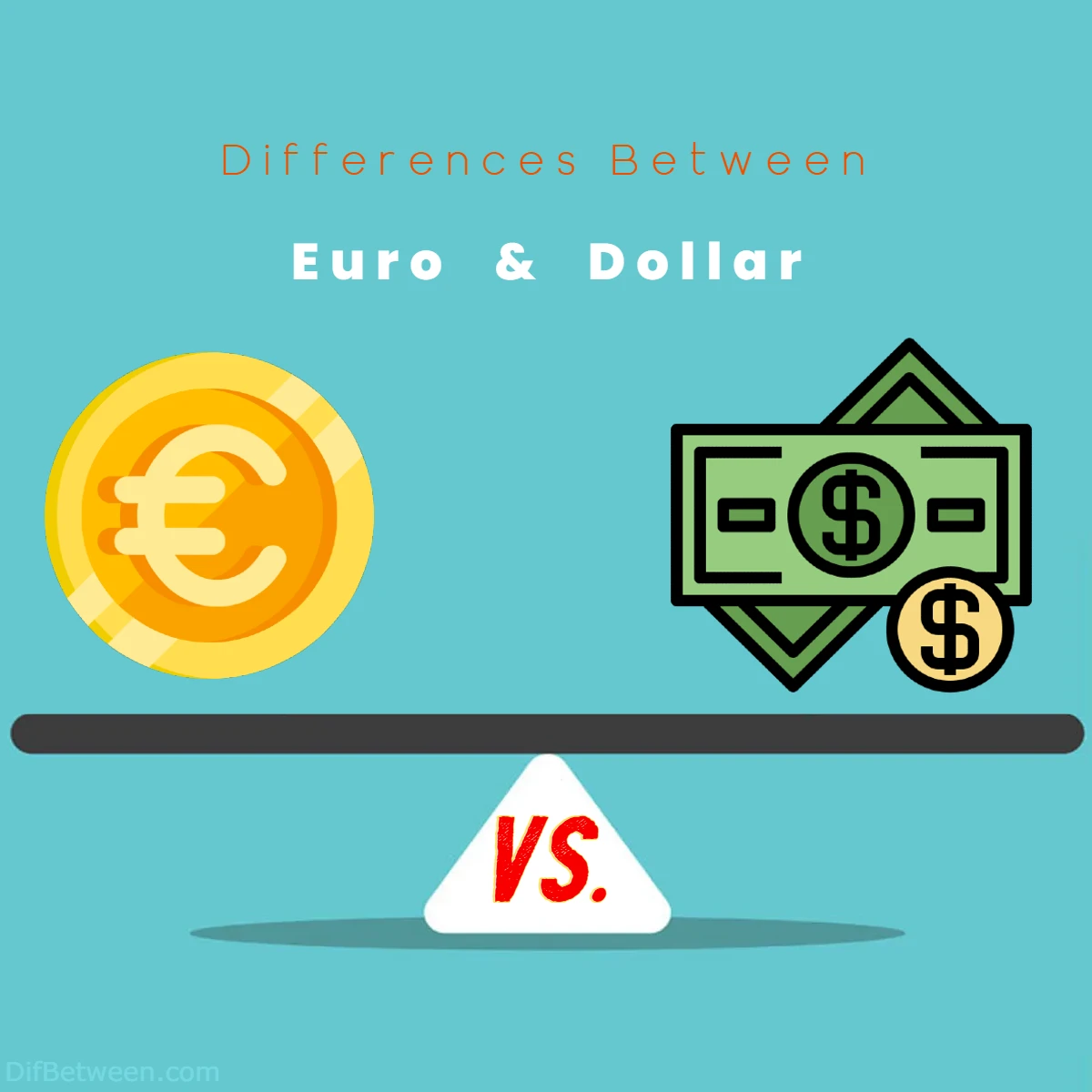Differences Between Euro vs Dollar