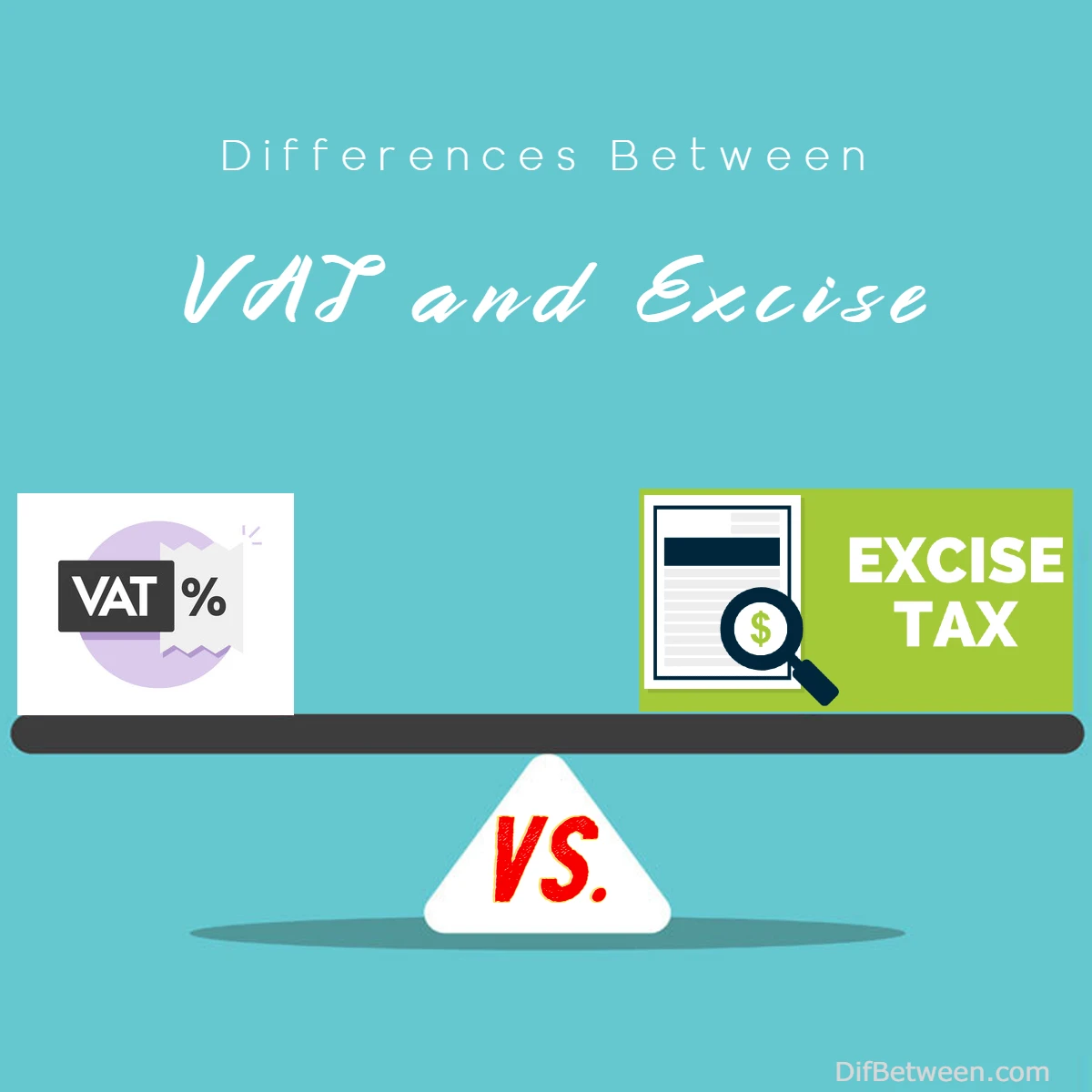 Differences Between Excise tax and VAT tax