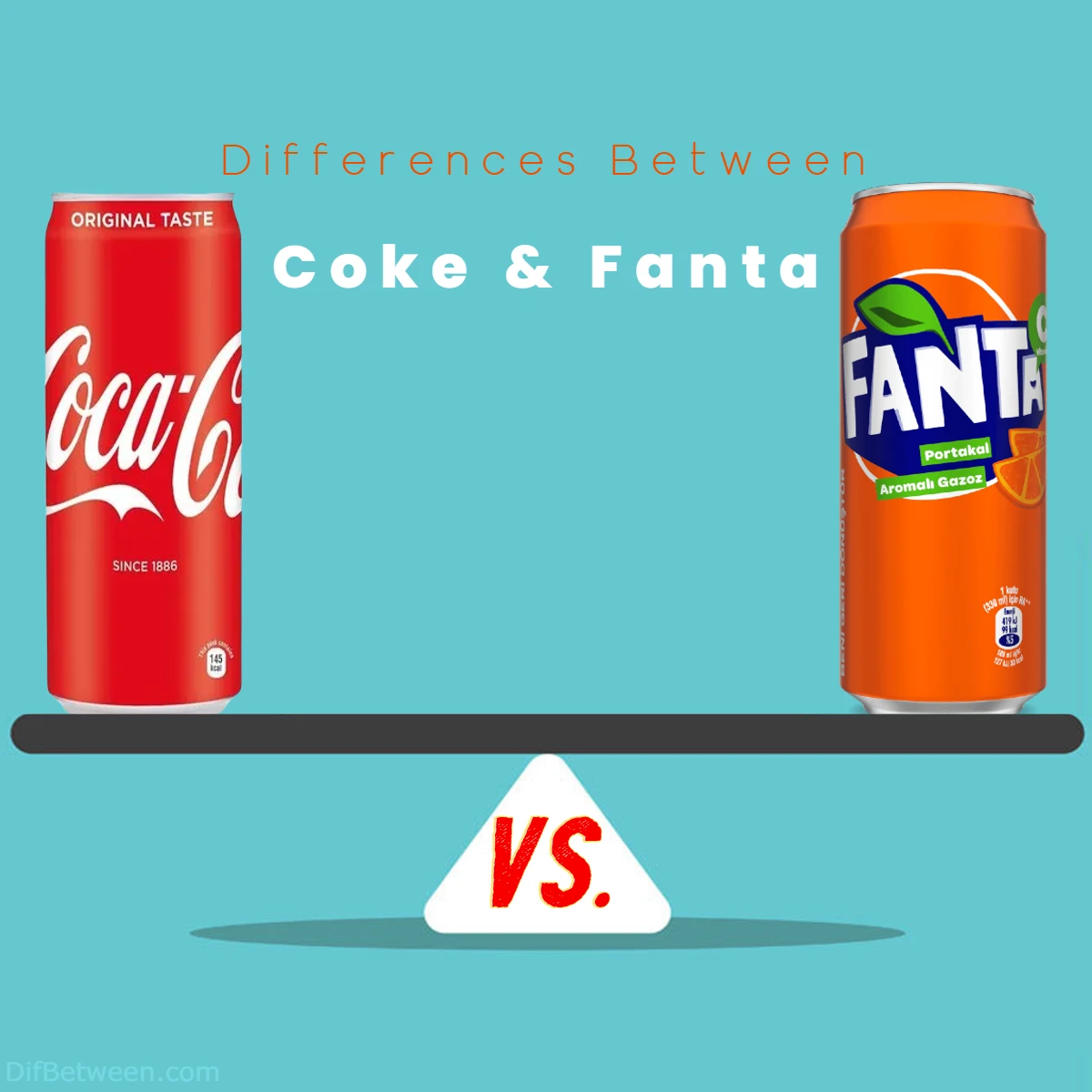 Differences Between Fanta and Coke