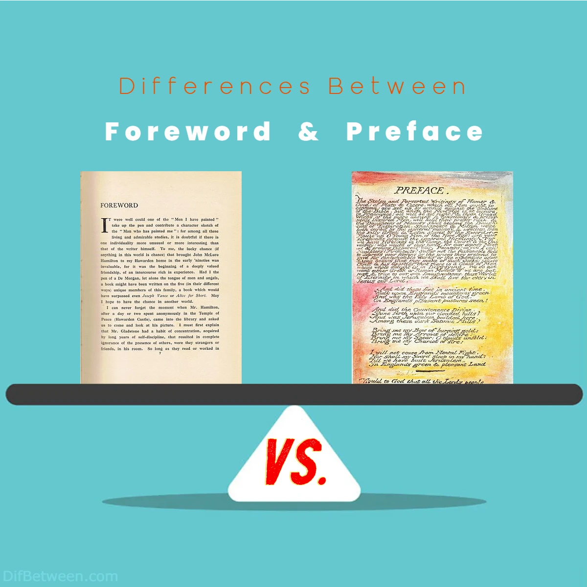 Differences Between Foreword vs Preface
