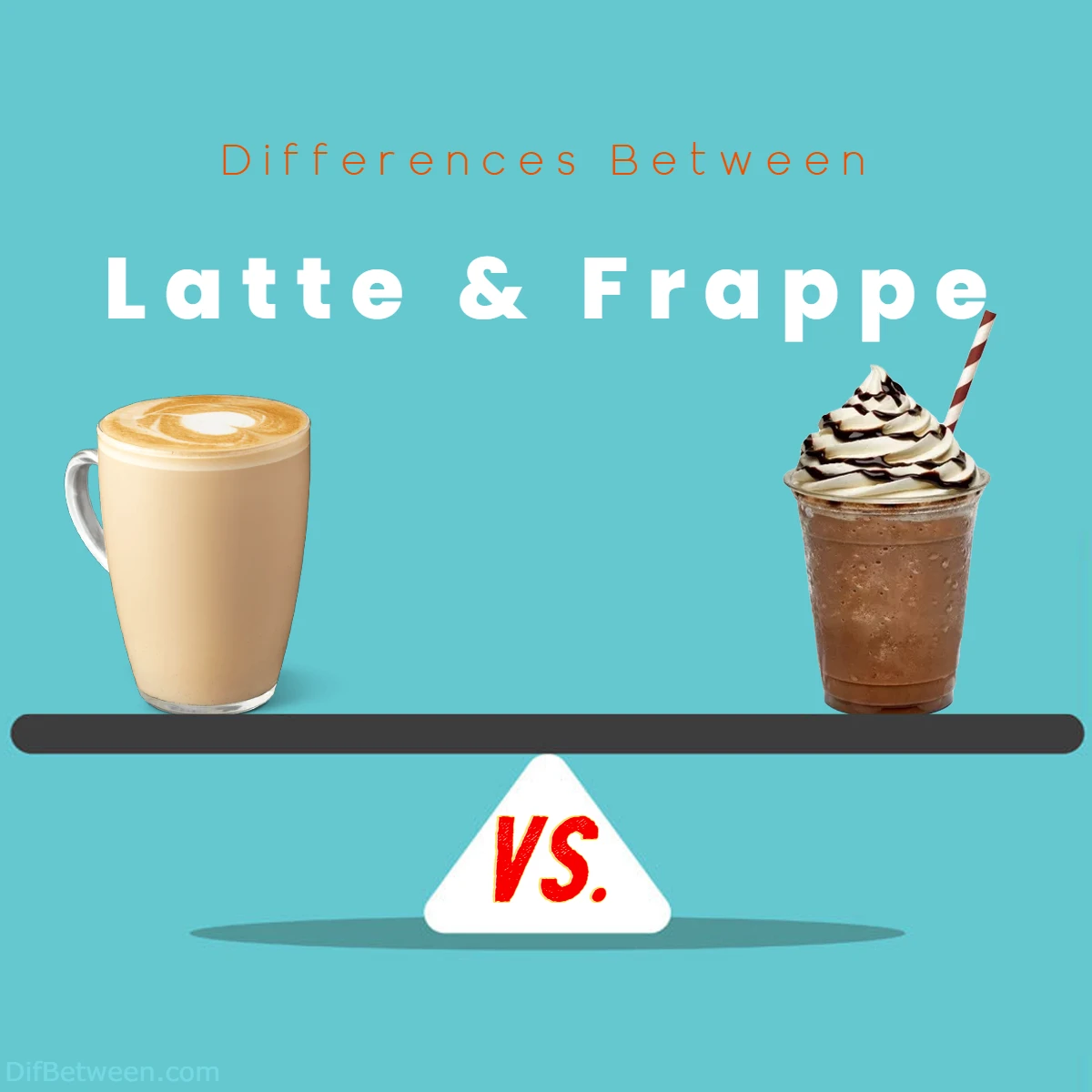 Differences Between Frappe and Latte