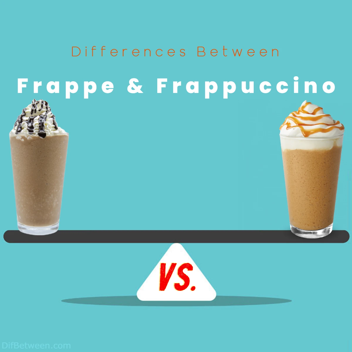 Differences Between Frappuccino and Frappe