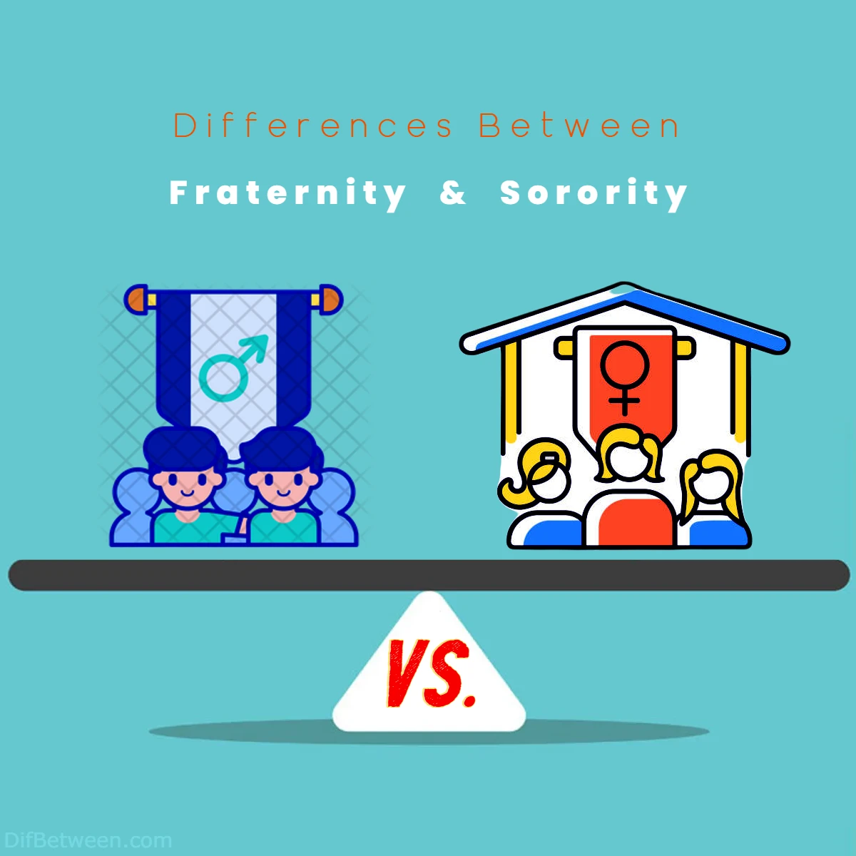 Differences Between Fraternity vs Sorority
