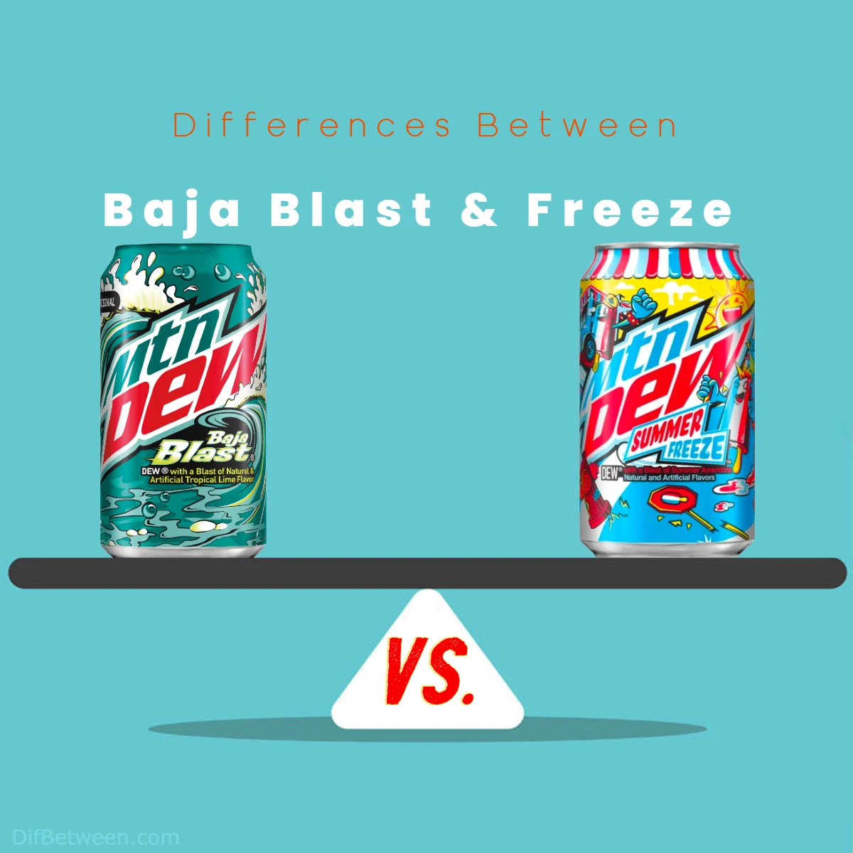 Differences Between Freeze vs Baja Blast