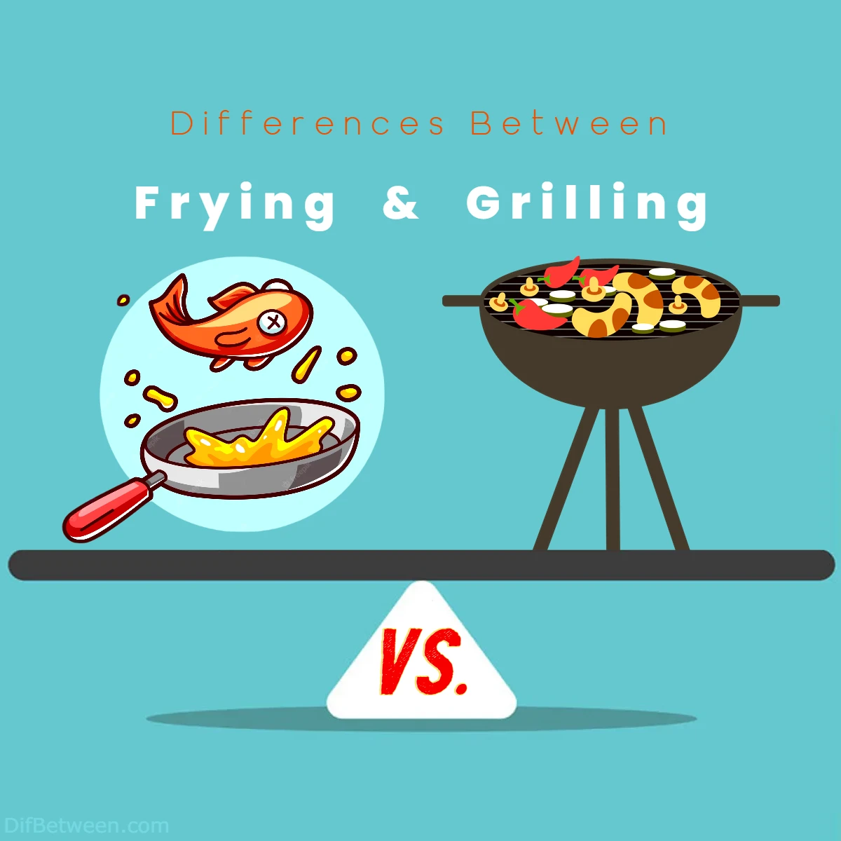 Differences Between Frying vs Grilling