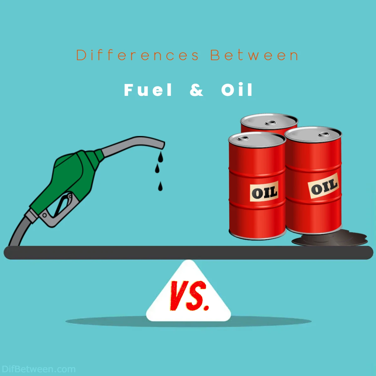 Differences Between Fuel vs Oil