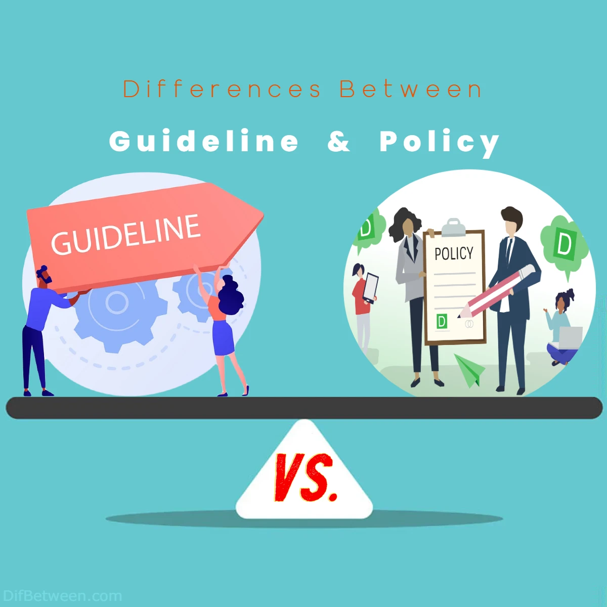 Differences Between Guideline vs Policy