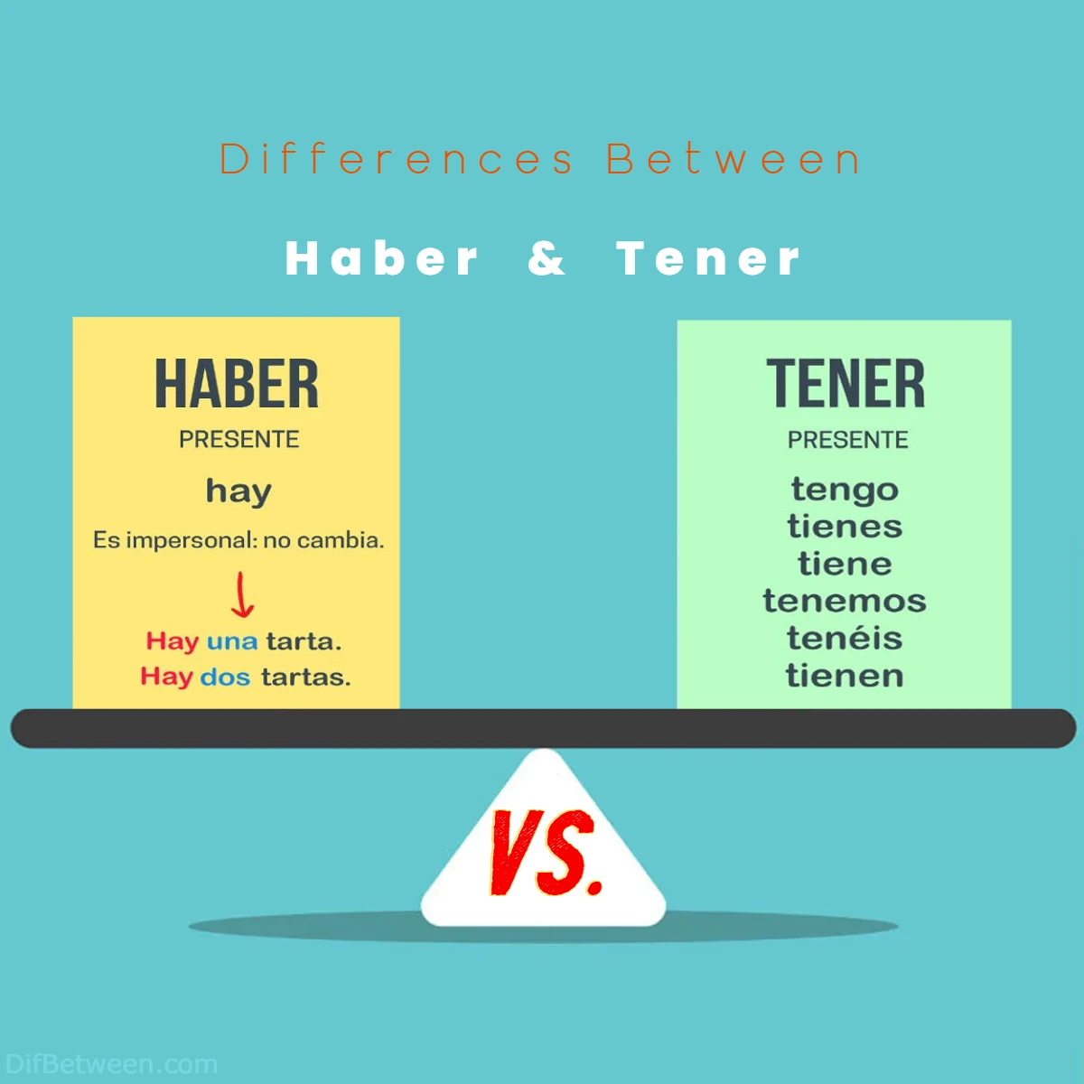 Differences Between Haber vs Tener
