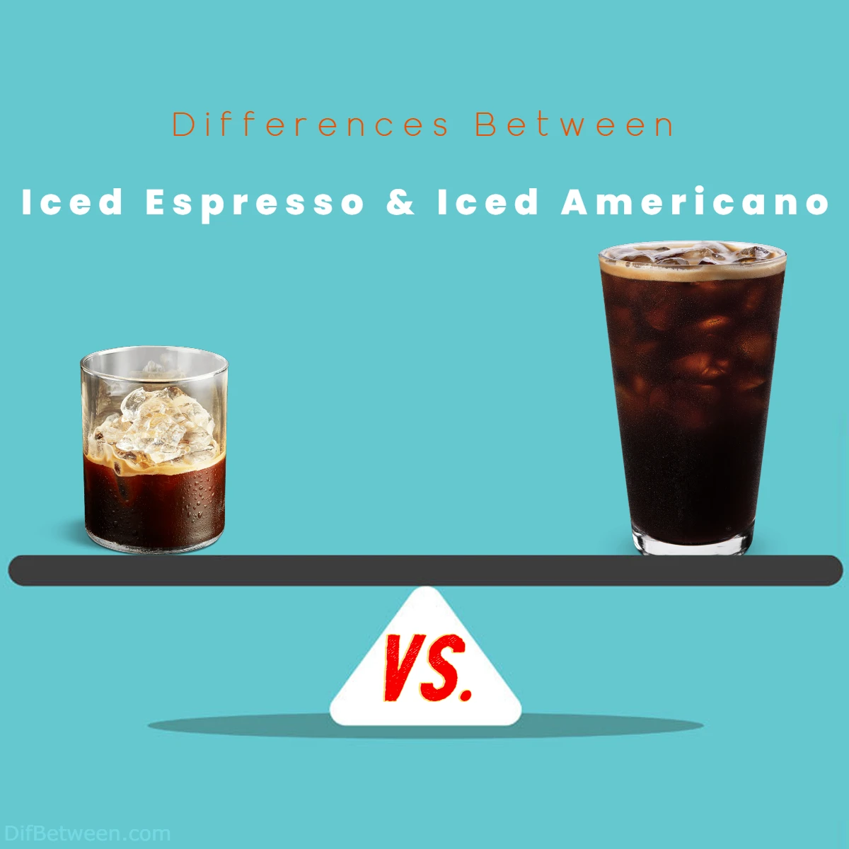 Differences Between Iced Americano and Iced Espresso