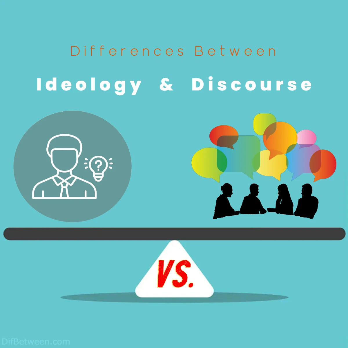 Differences Between Ideology vs Discourse