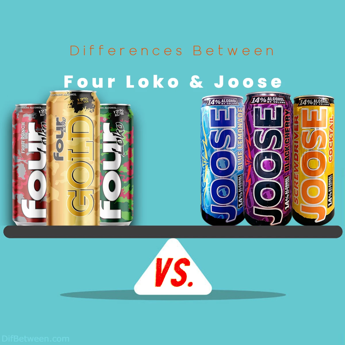 Differences Between Joose and Four Loko