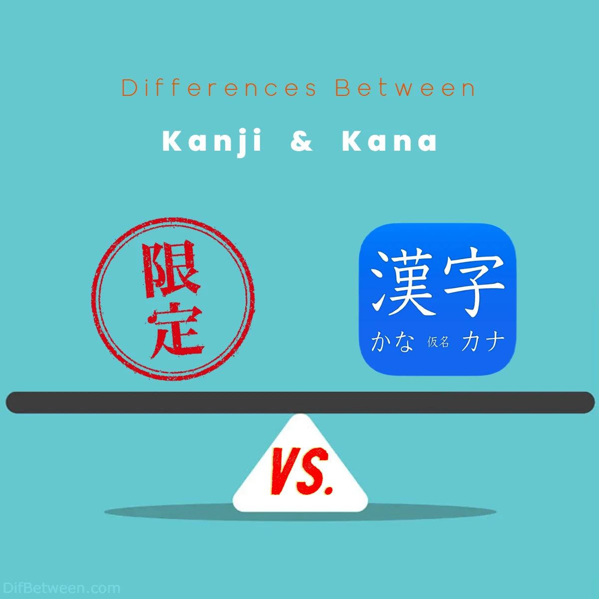 Differences Between Kanji vs Kana