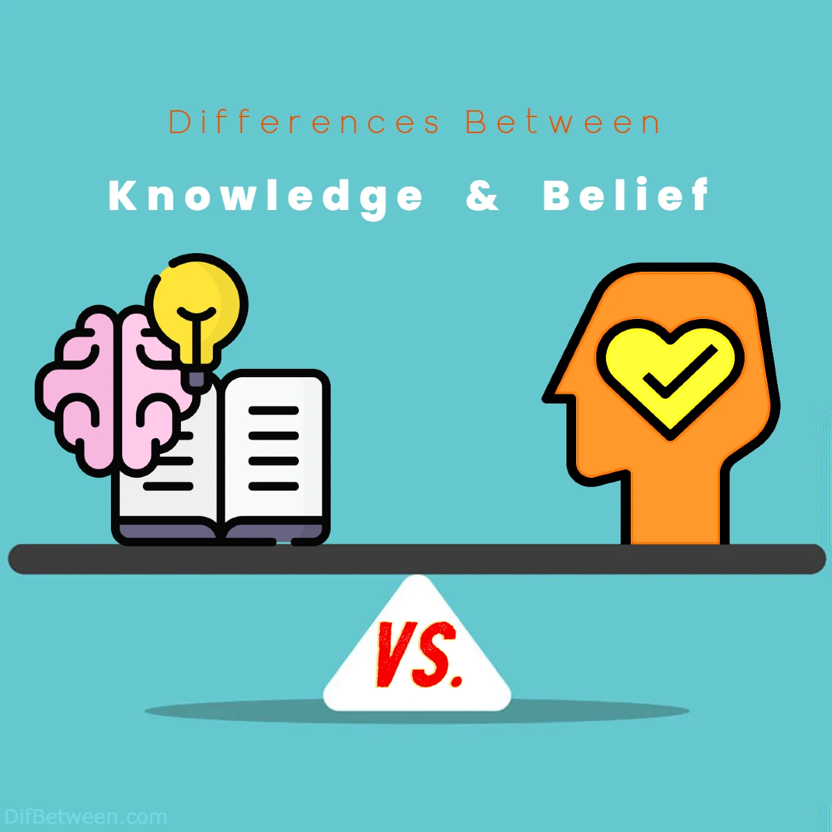 Differences Between Knowledge vs Belief