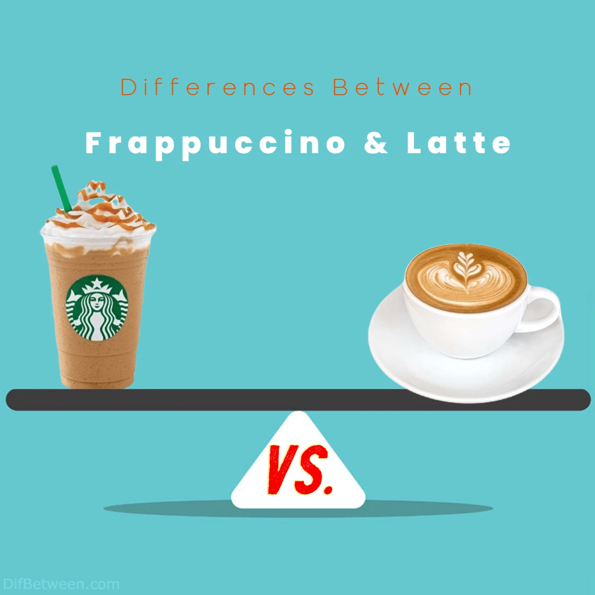 Differences Between Latte and Frappuccino