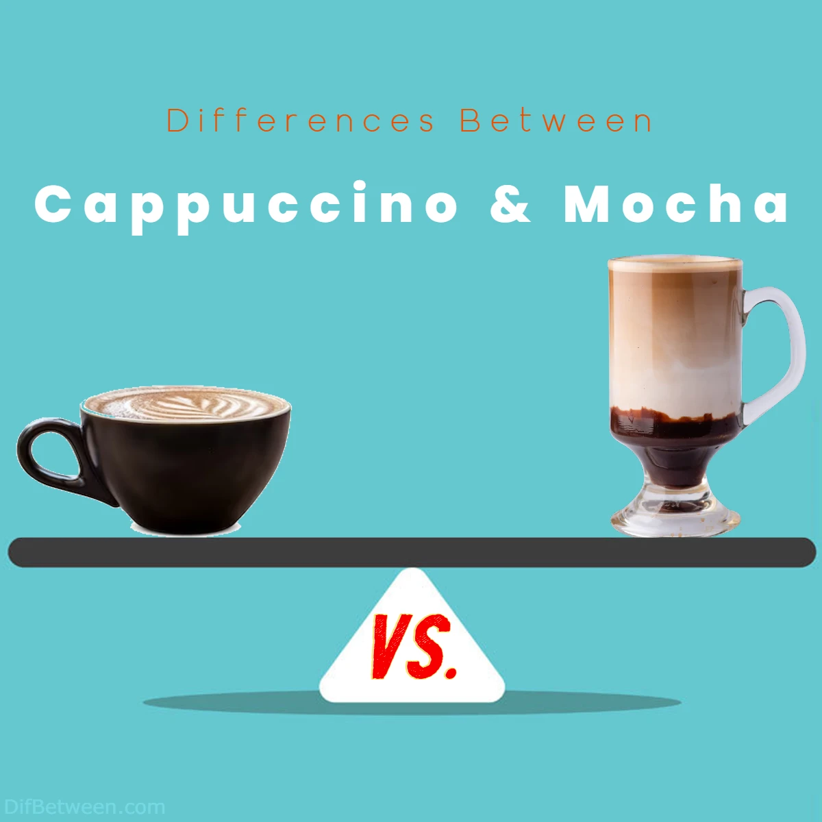 Differences Between Mochas and Cappuccinos