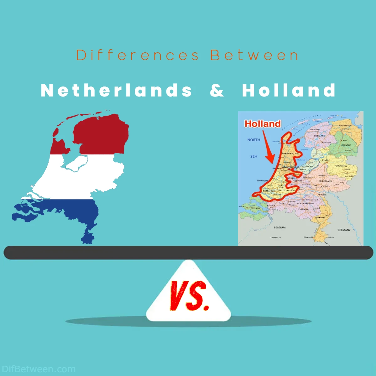 Differences Between Netherlands vs Holland