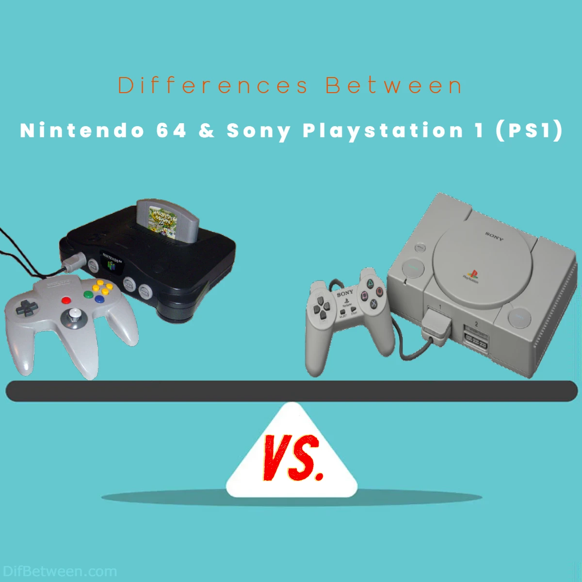 Differences Between Nintendo 64 vs Sony Playstation 1 (PS1)