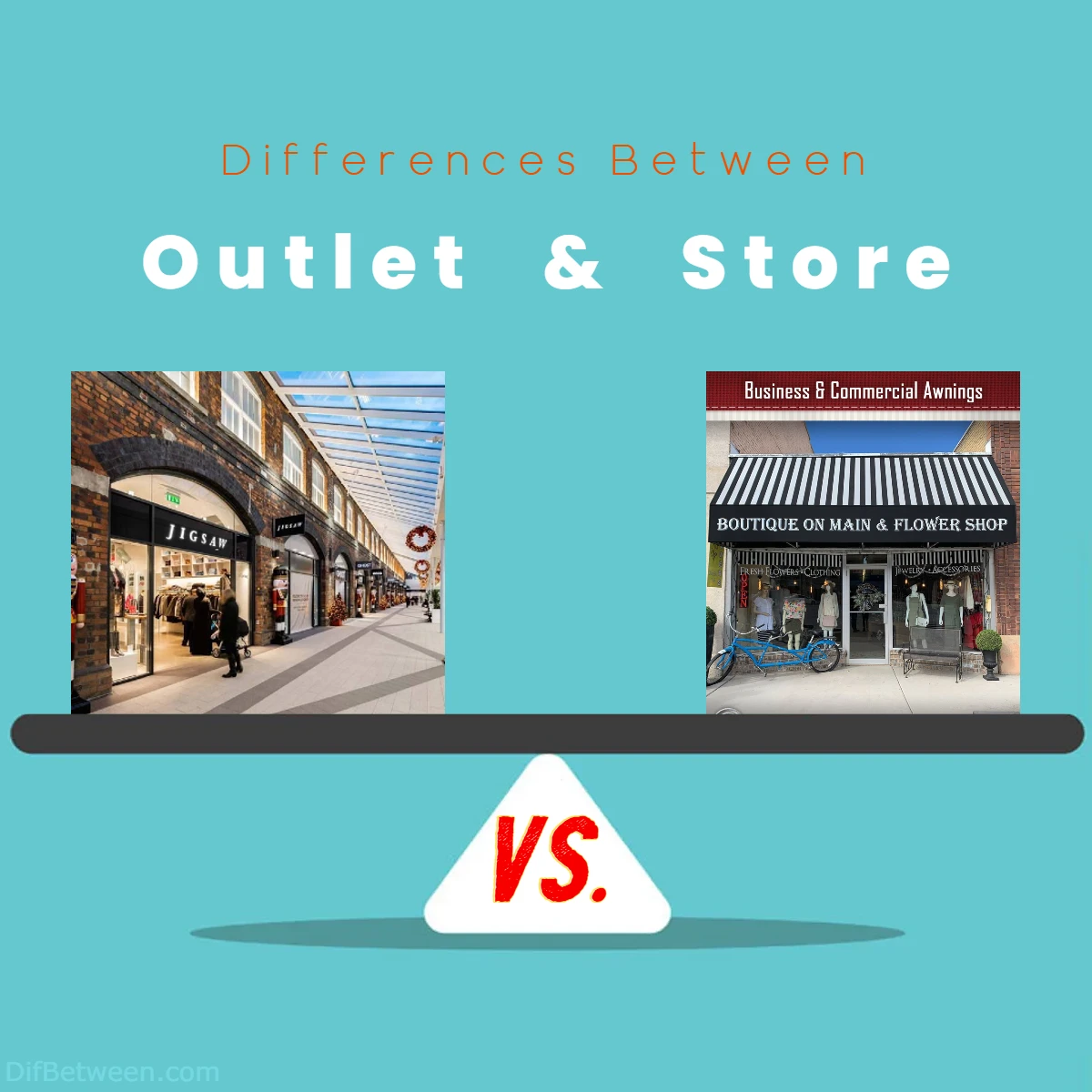 Differences Between Outlet vs Store
