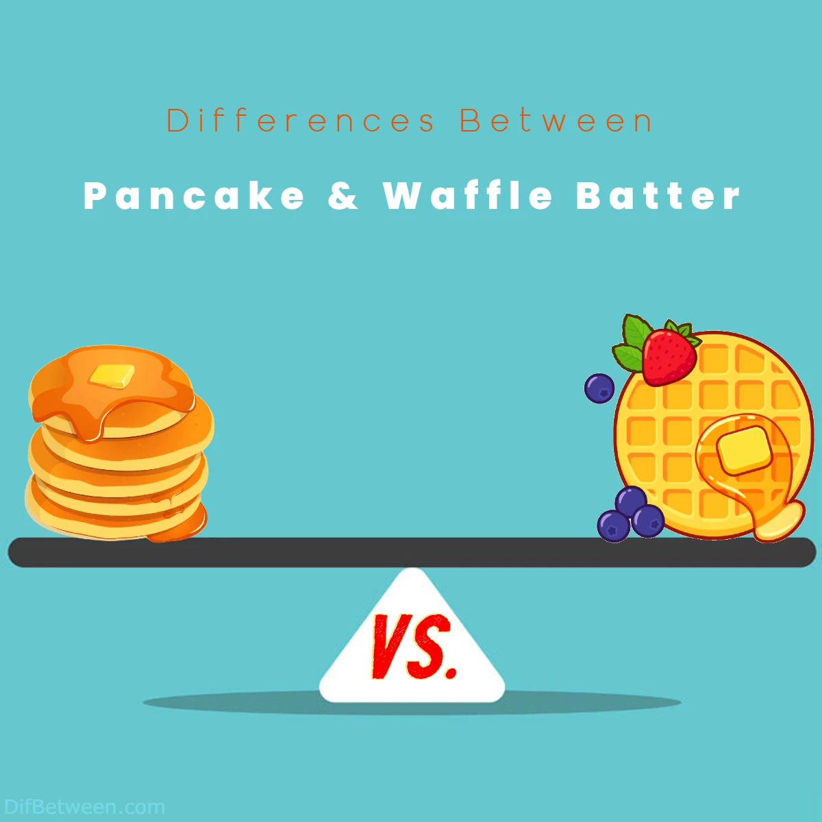 Differences Between Pancake and Waffle Batter