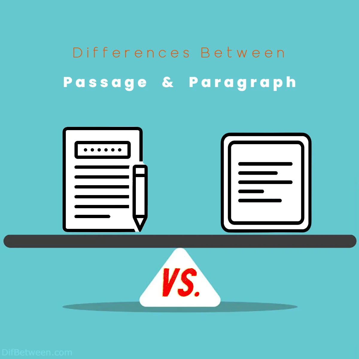 Differences Between Passage vs Paragraph