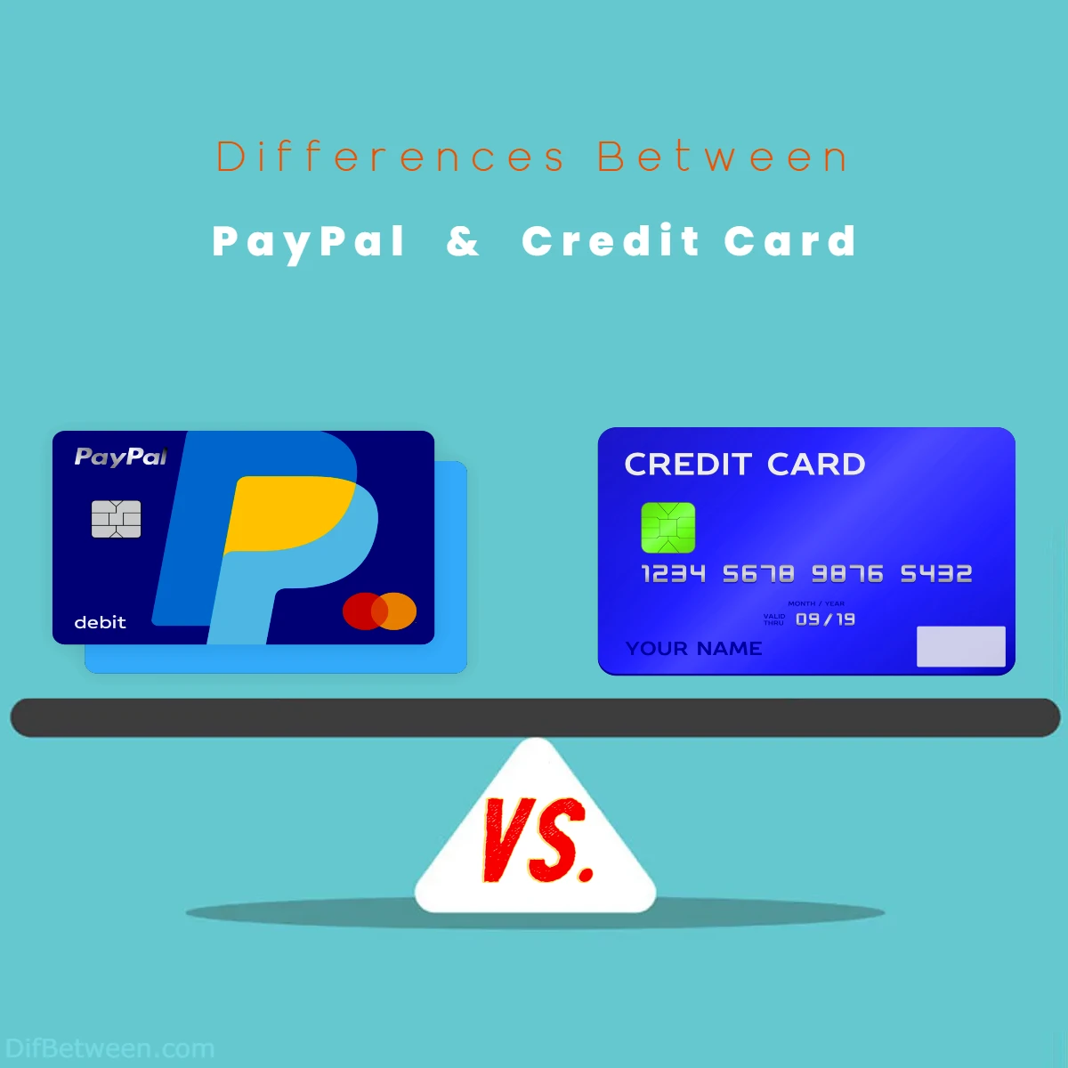 Differences Between PayPal vs Credit Card
