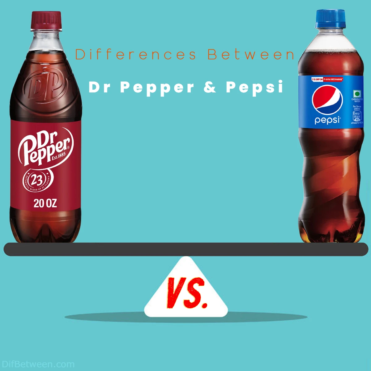 Differences Between Pepsi and Dr Pepper