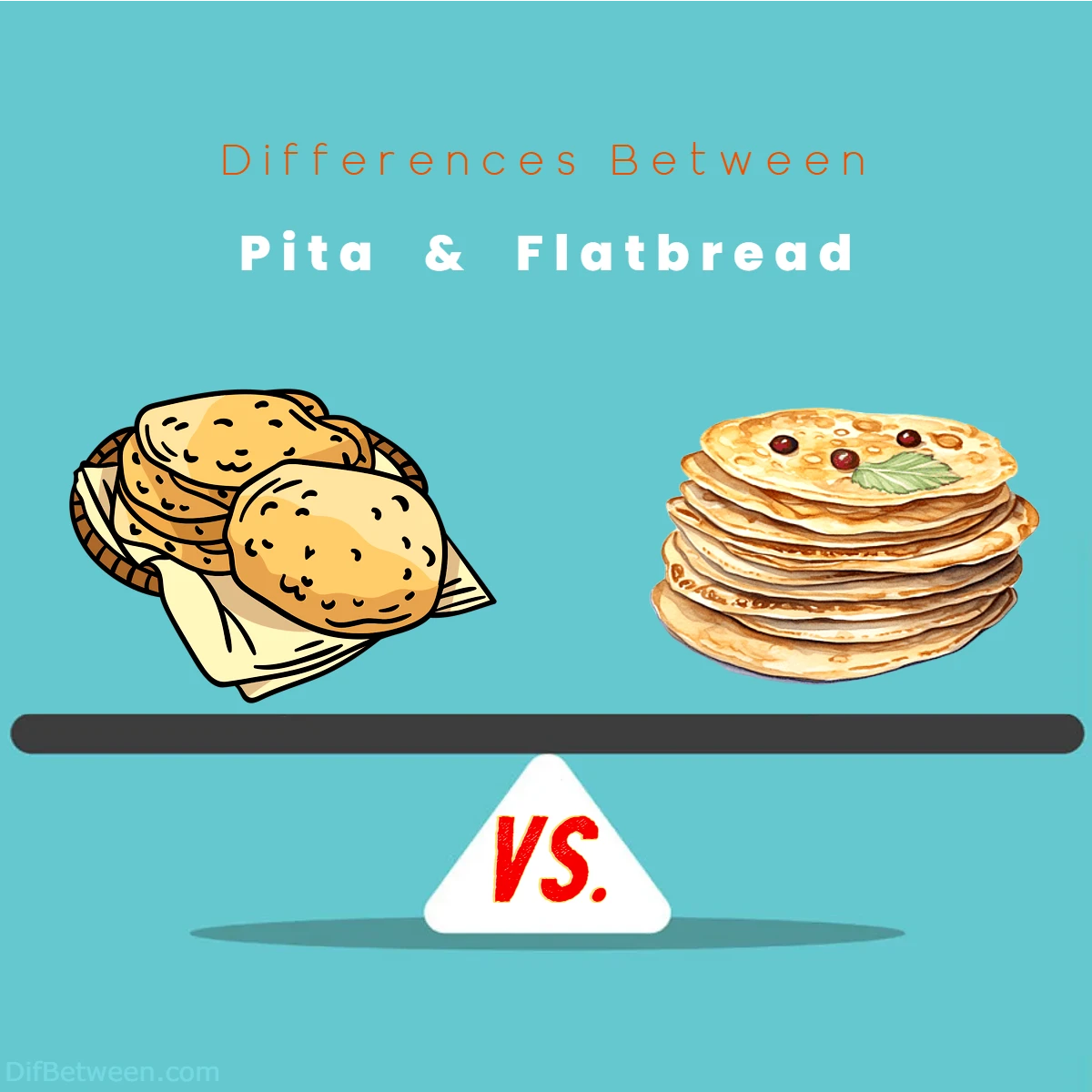 Differences Between Pita vs Flatbread