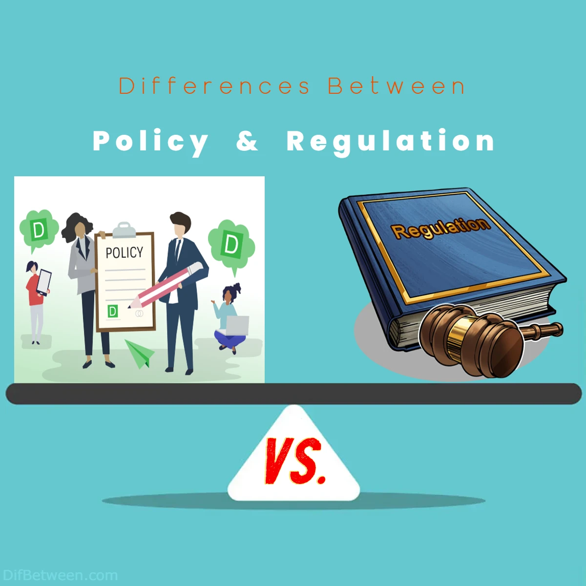 Differences Between Policy vs Regulation
