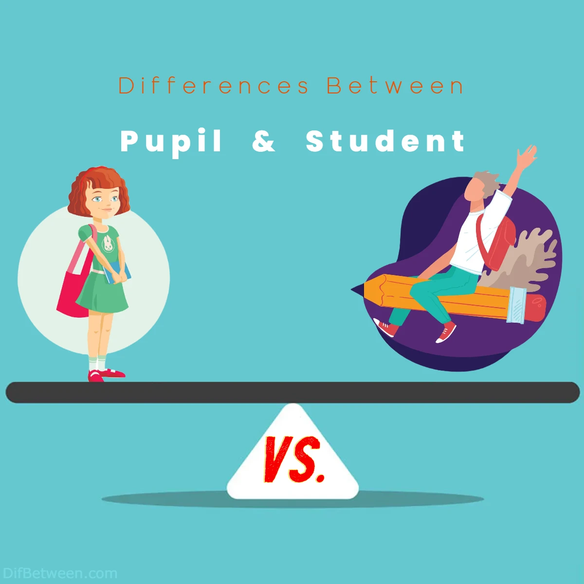 Differences Between Pupil vs Student